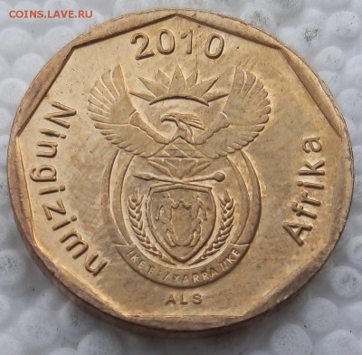 ЮАР 20 центов 2010 до 31.03.19 - 10