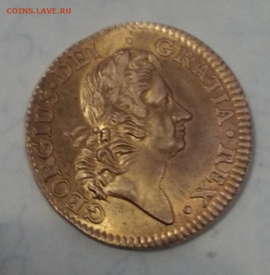 USA Silver Farthing Hibernia 1723 coin KM# 25a - опознание - P_20190327_190746