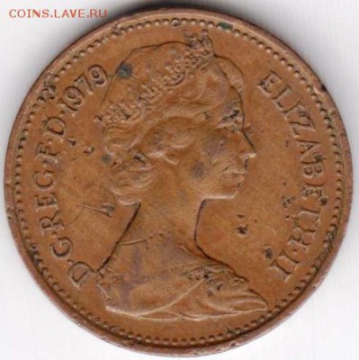 Великобритания 1 новое пенни 1979 г. до 24.00 06.04.19 г - 014