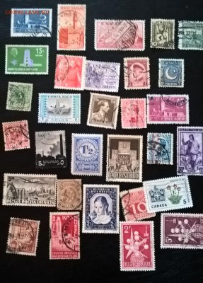 Старые марки мира 2-30шт - 224