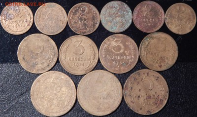 250 монет Ранних Советов, хороших и на чистку, до 23:00 3.04 - 2-3-5 копеек бонус-1.JPG