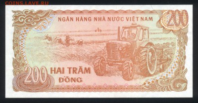 Вьетнам 200 донг 1987 unc 10.04.19. 22:00 мск - 1