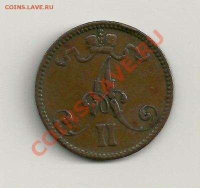5 пенни 1866 Финляндия - 5 пенни66-2 001