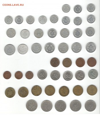 Монеты ГДР и ФРГ регулярного чекана. Фикс цены. - Монеты ФРГ и ГДР 2