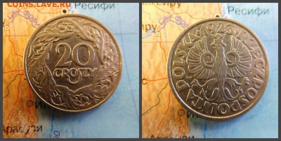 Польша 20 грошей, 1923 - 21