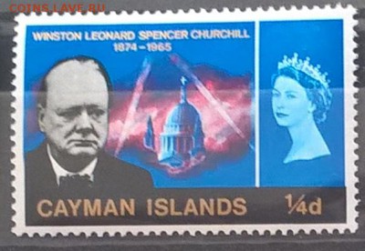 Каймановы острова 1966 Черчиль 1м **до 18 04 - 69