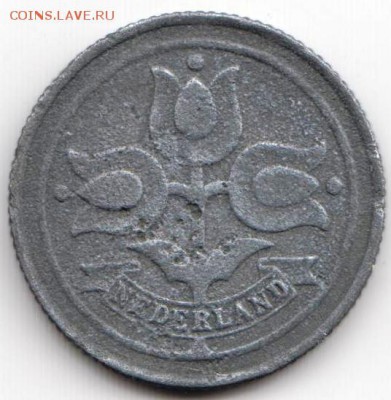 Нидерланды 10 центов 1942 г. до 24.00 04.05.19 г. - 015