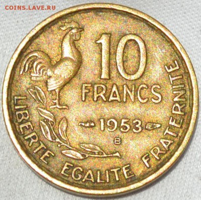Франция 10 франков 1953. 09. 05. 2019. в 22 - 00. - DSC_0538