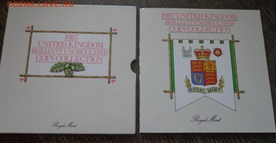 АНГЛИЯ - ДУБ годовой набор 1987 г. буклет до 26.05, 22.00 - Англия набор 1987 дубок буклет_1