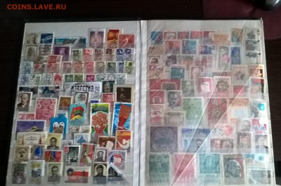 Кляссер с марками СССР примерно 500шт - 4а