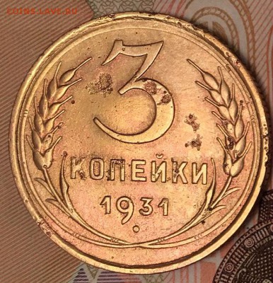 3 копейки, 1931, Перепутка, до 27.05.2019 г. - IMG_3973