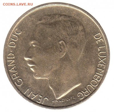 Люксембург 5 франков 1986 до 31.05 в 22.00 по мск - 100-2