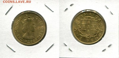 Ямайка пенни 1953 до 31.05.19 22-00 мск - Jamaica 1p 1953