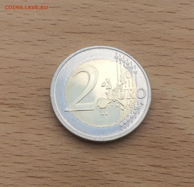 биметалл 2 евро Люксембург 2004 Анри Нассау UNC - IMG_7580.JPG