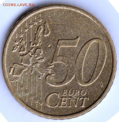 Нидерланды 50 евроцентов 2001 г. до 24.00 19.06.19 г. - 033