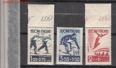 Финляндия 1938 спорт 3м** до 22 06 - 88