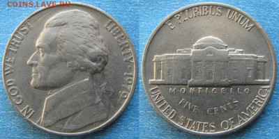США 5 центов 1979 до 24-06-19 в 22:00 - США 5 центов 1979    170-к57-10488