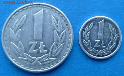 Польша - 1 злотый (2 монеты разных лет) до 26.06 - люкс польша 001