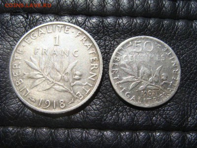 Франция 50 сантимов, 1 франк "Сеятельница" до 6.07 - С 1 - копия.JPG