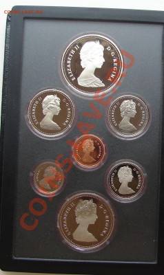 Наборы монет, Канада, с серебром - набор Канада 1982 регина 4