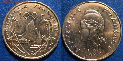 Французская Полинезия 100 франков До 10.07 в 22-00МСК - Фр полинез