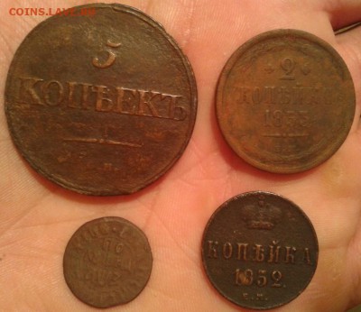 4 монеты  - Петр, пятак масон и др. - Фото-1959