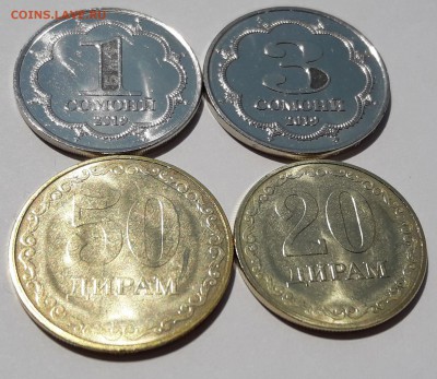 Таджикистан Набор монет 2019  4 шт.  24.07.2019 г. в 22.00 - 20190719_130458