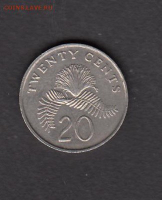 Сингапур 1991 20ц  с 1 рубля до 26 07 - 14а