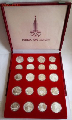 Куплю набор Олимпиада 80 АЦ Серебро 28 монет в красной короб - ол