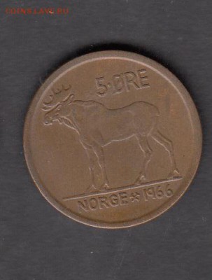 Норвегия 1966 5 о с рубля до 03 08 - 208