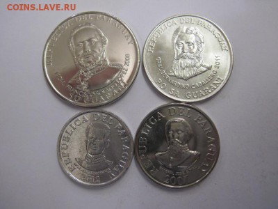 Парагвай набор из 4 монет до 11.08.19 - IMG_1892.JPG
