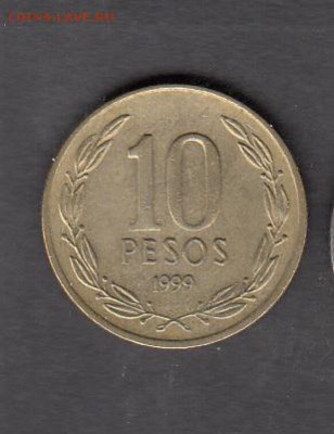 Чили 1999 10 песо до 13 08 - 306а