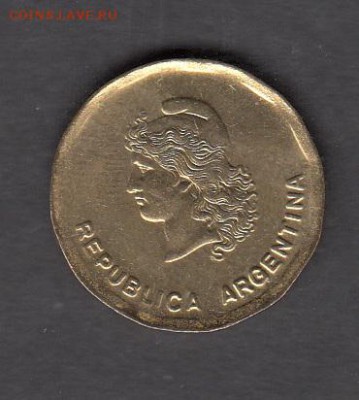 Аргентина 1988 50 сентаво без оборота до 15 08 - 324а