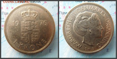Дания 1 крона, 1976 - 32
