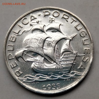 Португалия 5 эскудо 1933 до 22-00 15.08 - IMAG2545~2