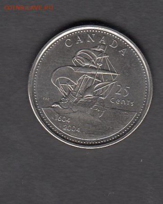 Канада 2004 25ц парусник без оборота до 04 09 - 123а