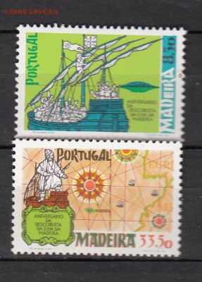 Португалия Мадейра 1981 парусники 2м** до 08 09 - 2ж