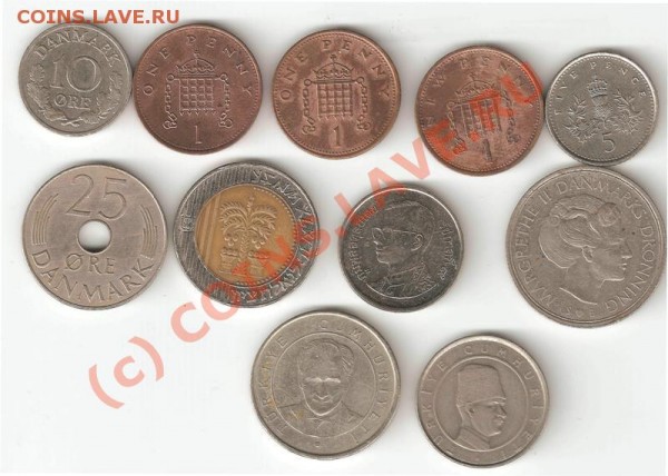 11 красивых разных иностранных монет - 6