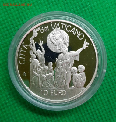 Ватикан. 10 евро 2002 г. Иоанн Павел II .до 25.09 - 20190411_143355