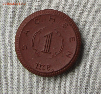 Фарфоровая монета Саксония 1921г. - IMG_1650.JPG