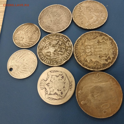 Монеты европы.серебро.8 монет - 1569835814241.