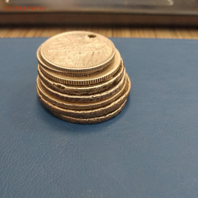 Монеты европы.серебро.8 монет - 1569835835784.
