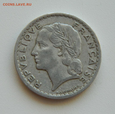 Франция 5 франков 1947 года. до 10.10.19 - DSCN9970.JPG