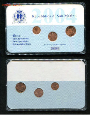Набор 1,2,5 евроцентов Сан-Марино 2004 до 14.10.19 в 22.00 - img516