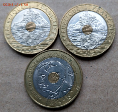Франция 20 франков триметалл 1992-1995 ФИКС до 09.10 - IMAG3393~2