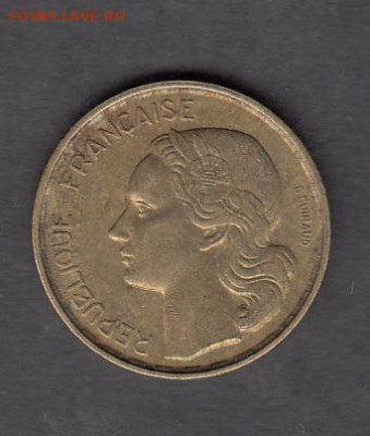Франция 1951 20 франков до 17 10 - 142а