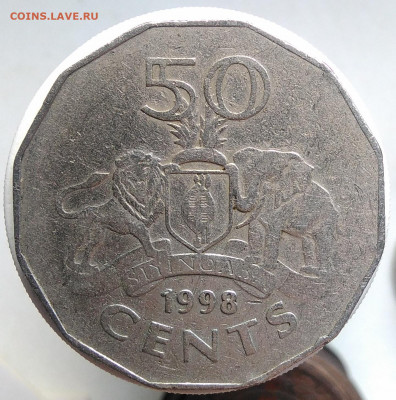 Эсватини (Свазиленд) 50 центов 1998 года до 24.10.2019 - IMG_20191011_144555