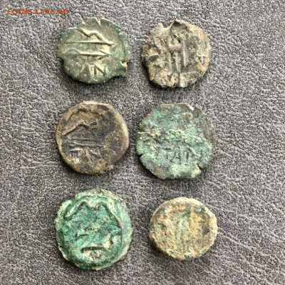 Античные разные 6 монет. До 22:00 04.11.19 - 136D4904-F5BC-458D-BF04-85FCF94DB09F