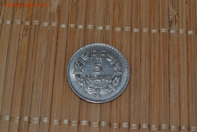 Франция - 5 франков 1935 года (никель) до 31.10 с 1 руб. - DSC_0127_1