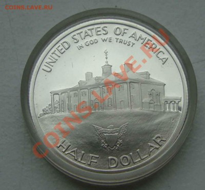 Серебрянный доллар США 1986 в футляре - DSC06321.JPG